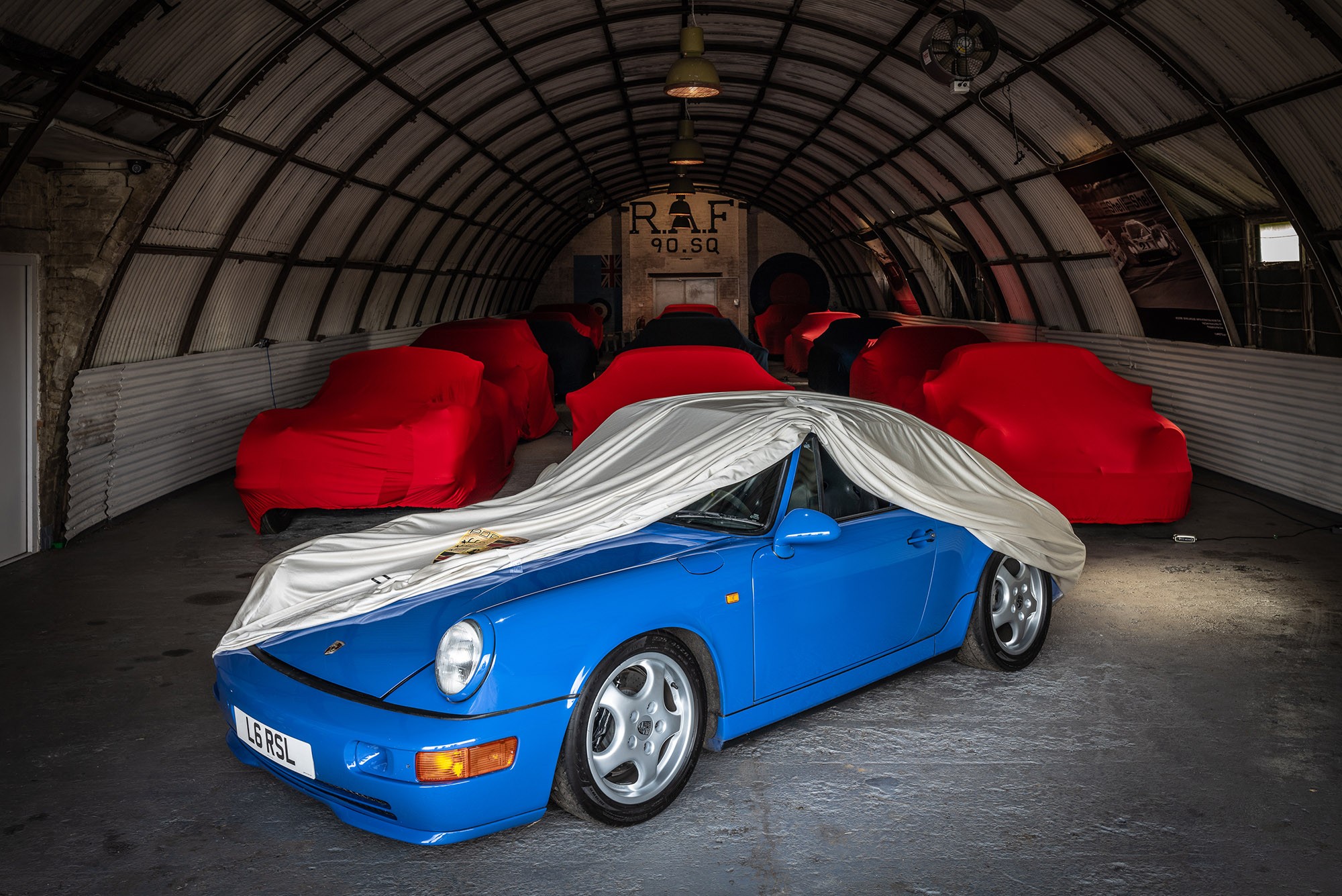 Porsche in storage